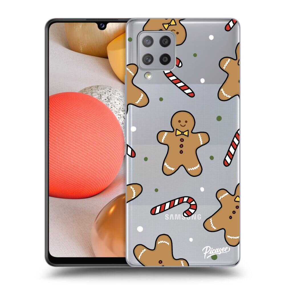 Picasee silikónový prehľadný obal pre Samsung Galaxy A42 A426B - Gingerbread