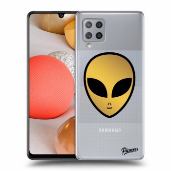 Picasee silikónový prehľadný obal pre Samsung Galaxy A42 A426B - Earth - Alien