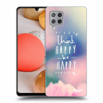 Obal pre Samsung Galaxy A42 A426B - Think happy be happy