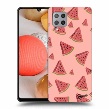 Picasee silikónový čierny obal pre Samsung Galaxy A42 A426B - Watermelon