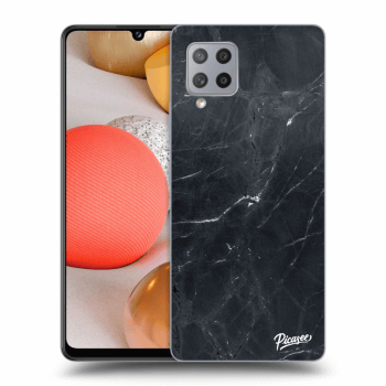 Obal pre Samsung Galaxy A42 A426B - Black marble