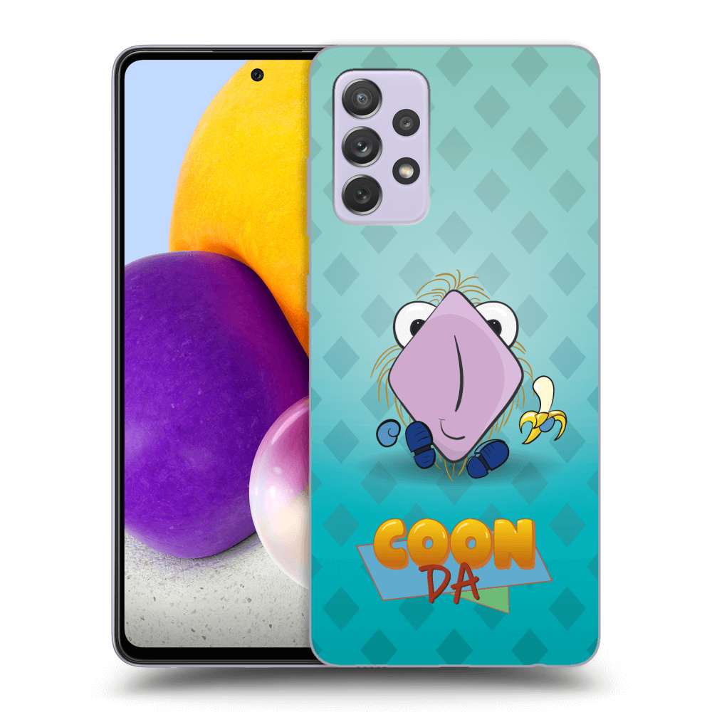 Picasee silikónový čierny obal pre Samsung Galaxy A72 A725F - COONDA chlupatka světlá