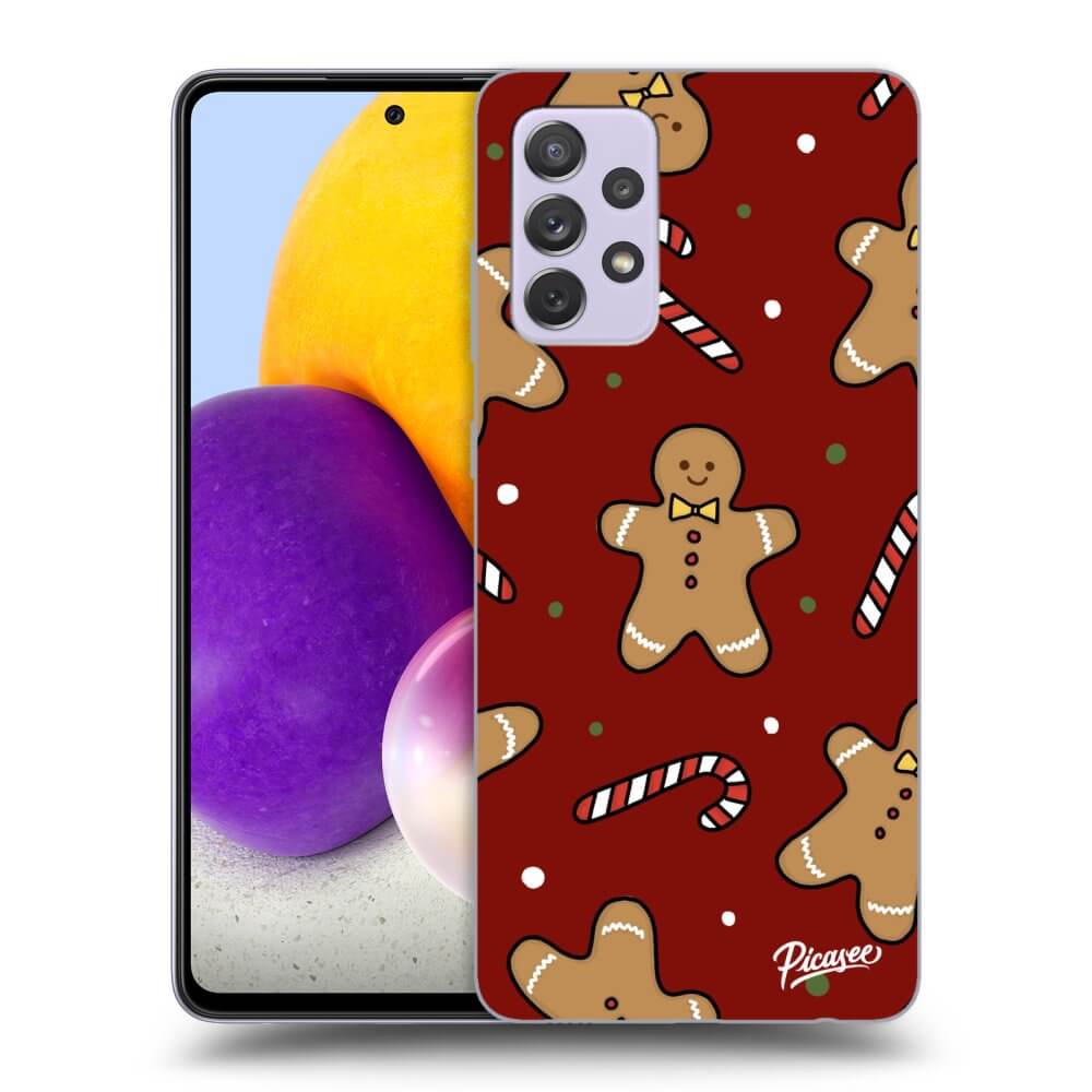 Picasee silikónový čierny obal pre Samsung Galaxy A72 A725F - Gingerbread 2