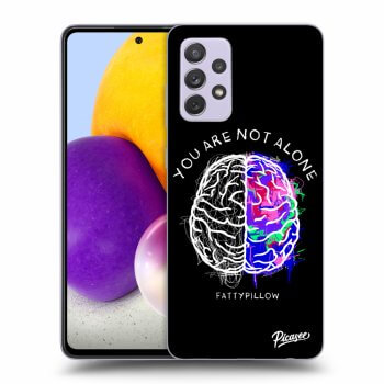Obal pre Samsung Galaxy A72 A725F - Brain - White