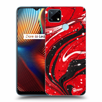 Obal pre Realme 7i - Red black