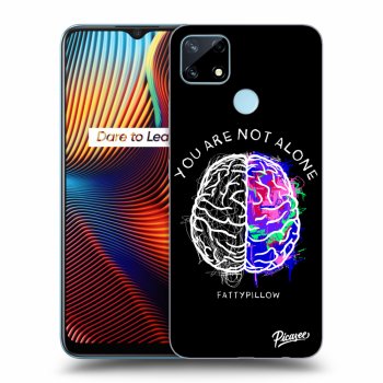 Obal pre Realme 7i - Brain - White