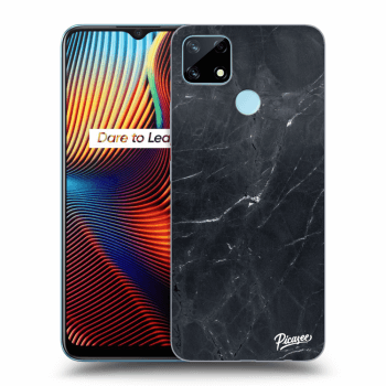 Obal pre Realme 7i - Black marble