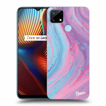 Obal pre Realme 7i - Pink liquid