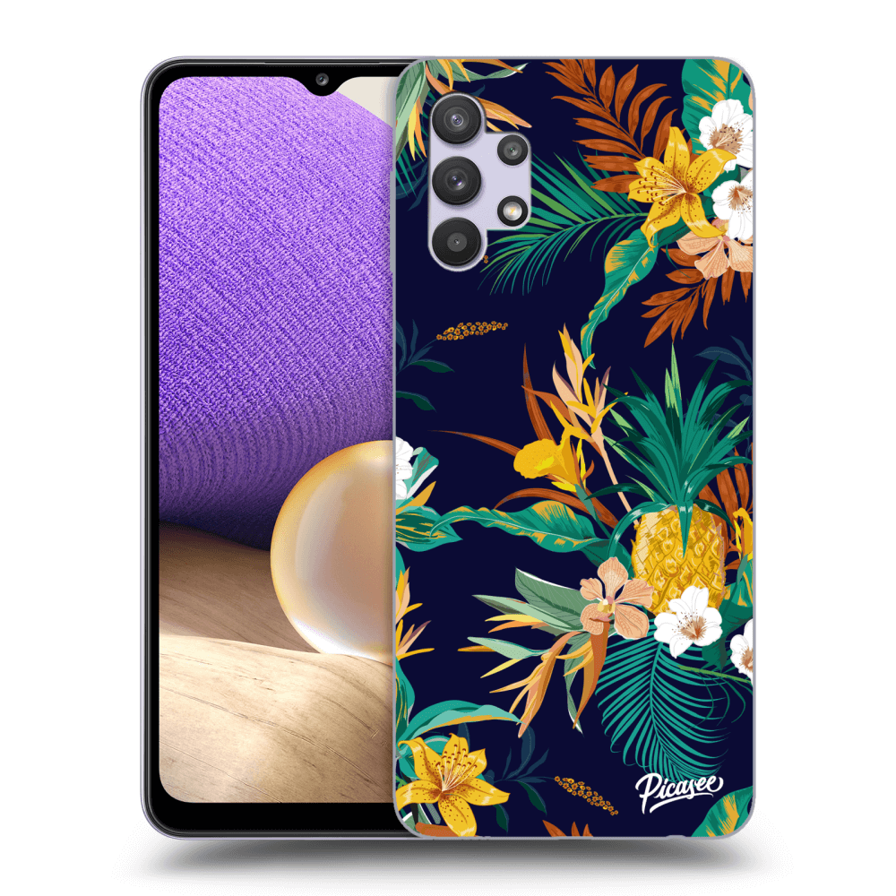 Picasee silikónový prehľadný obal pre Samsung Galaxy A32 5G A326B - Pineapple Color