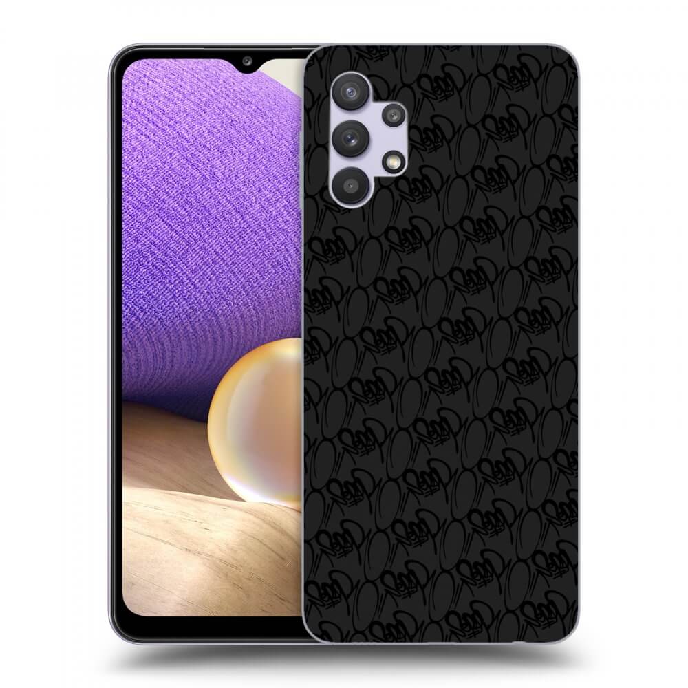 Picasee silikónový čierny obal pre Samsung Galaxy A32 5G A326B - Separ - Black On Black 2