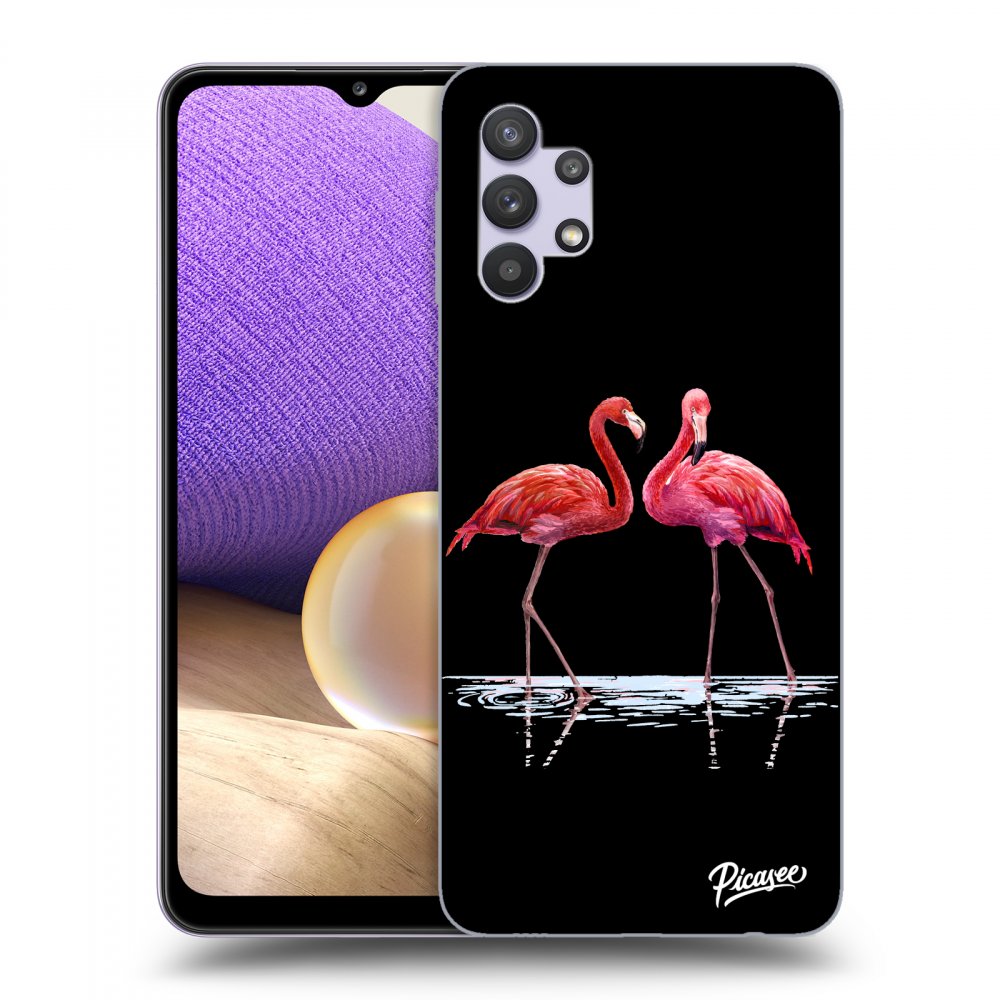 Picasee ULTIMATE CASE pro Samsung Galaxy A32 5G A326B - Flamingos couple