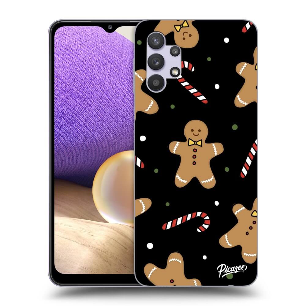Picasee silikónový čierny obal pre Samsung Galaxy A32 5G A326B - Gingerbread