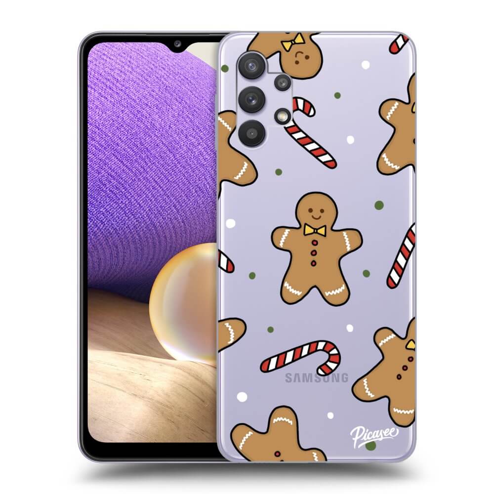 Picasee silikónový prehľadný obal pre Samsung Galaxy A32 5G A326B - Gingerbread