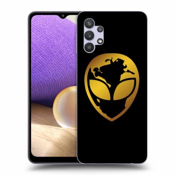 Obal pre Samsung Galaxy A32 5G A326B - EARTH - Gold Alien 3.0