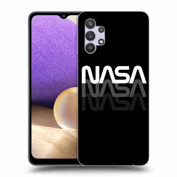 Picasee silikónový čierny obal pre Samsung Galaxy A32 5G A326B - NASA Triple