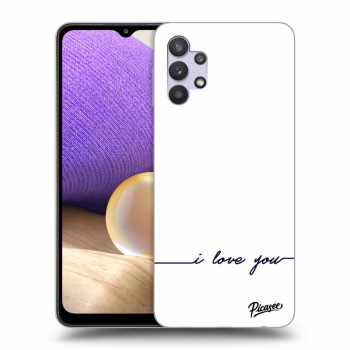 Picasee ULTIMATE CASE pro Samsung Galaxy A32 5G A326B - I love you