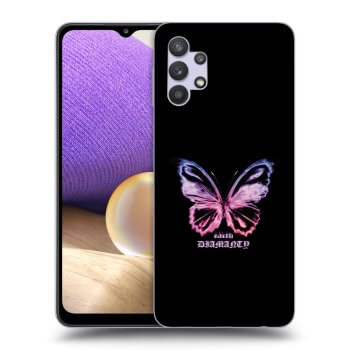 Picasee silikónový čierny obal pre Samsung Galaxy A32 5G A326B - Diamanty Purple