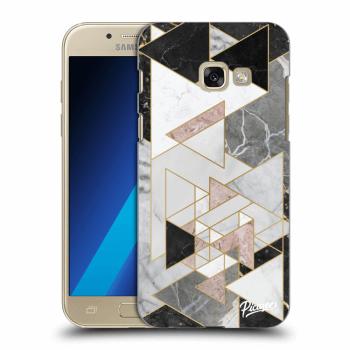 Picasee silikónový prehľadný obal pre Samsung Galaxy A3 2017 A320F - Light geometry