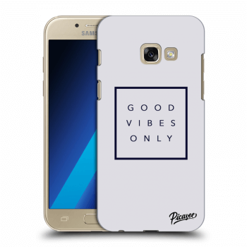 Picasee silikónový prehľadný obal pre Samsung Galaxy A3 2017 A320F - Good vibes only
