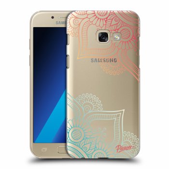 Picasee silikónový prehľadný obal pre Samsung Galaxy A3 2017 A320F - Flowers pattern