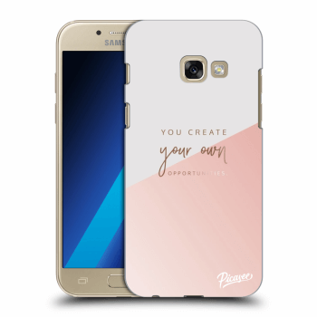 Picasee silikónový prehľadný obal pre Samsung Galaxy A3 2017 A320F - You create your own opportunities