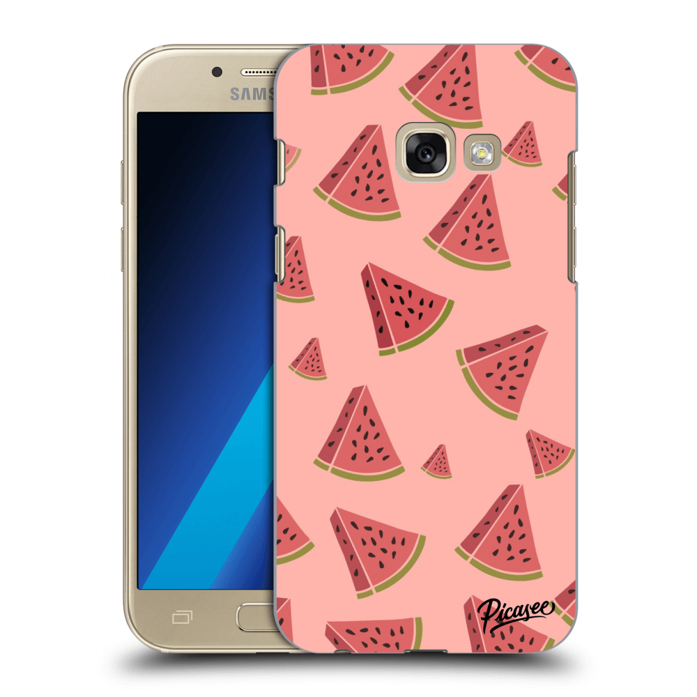 Picasee silikónový prehľadný obal pre Samsung Galaxy A3 2017 A320F - Watermelon