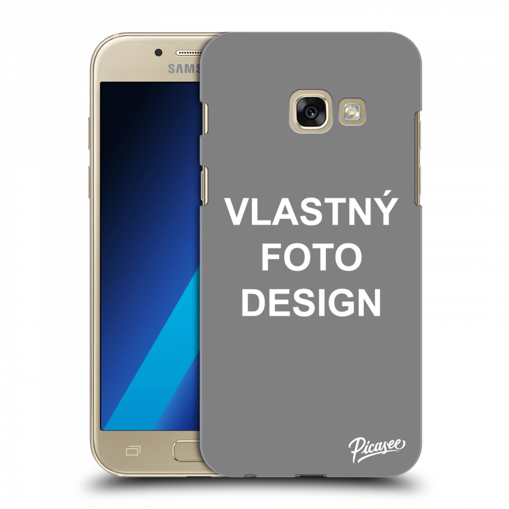 Picasee silikónový prehľadný obal pre Samsung Galaxy A3 2017 A320F - Vlastný fotka/motiv