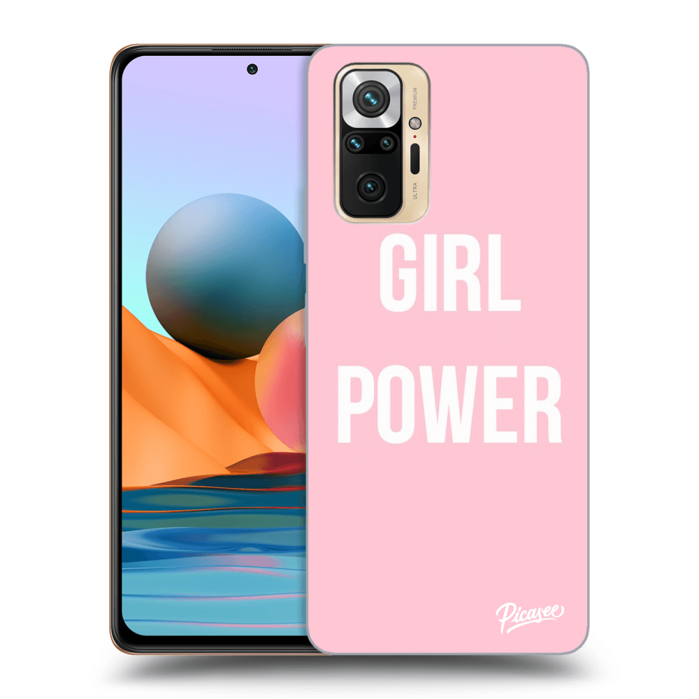 Picasee silikónový prehľadný obal pre Xiaomi Redmi Note 10 Pro - Girl power