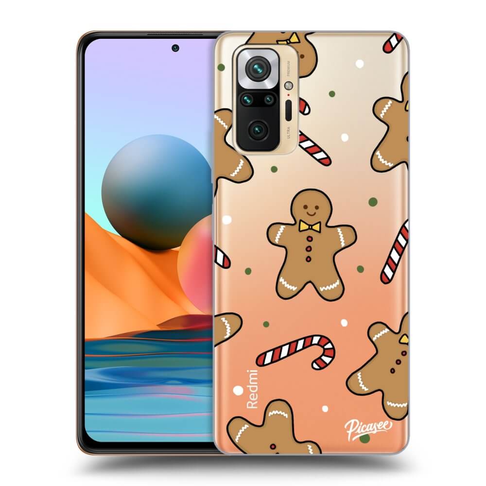 Picasee silikónový prehľadný obal pre Xiaomi Redmi Note 10 Pro - Gingerbread