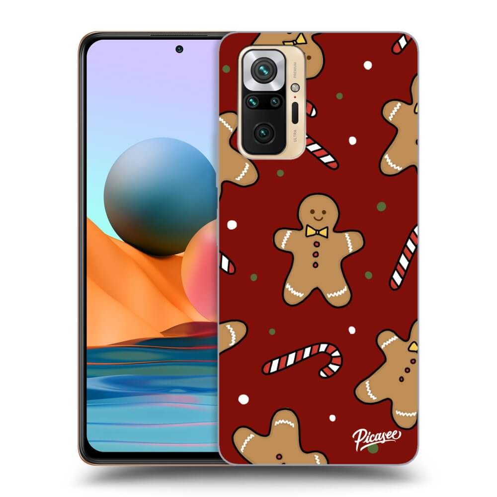 Picasee silikónový čierny obal pre Xiaomi Redmi Note 10 Pro - Gingerbread 2