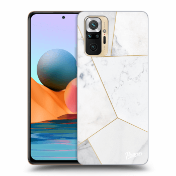 Obal pre Xiaomi Redmi Note 10 Pro - White tile