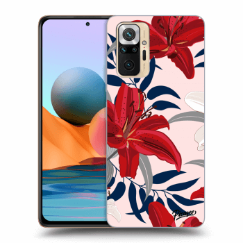 Obal pre Xiaomi Redmi Note 10 Pro - Red Lily