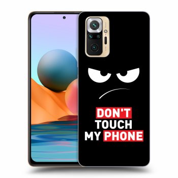 Obal pre Xiaomi Redmi Note 10 Pro - Angry Eyes - Transparent