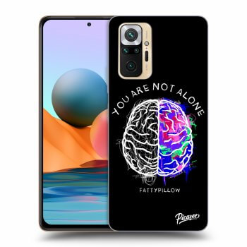 Obal pre Xiaomi Redmi Note 10 Pro - Brain - White