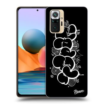 Picasee silikónový prehľadný obal pre Xiaomi Redmi Note 10 Pro - Throw UP