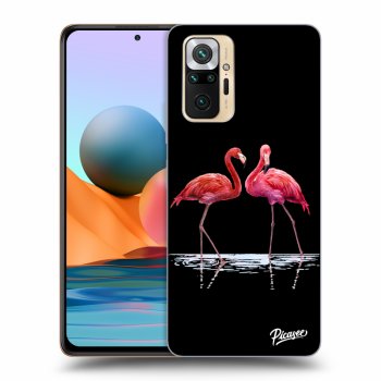 Obal pre Xiaomi Redmi Note 10 Pro - Flamingos couple