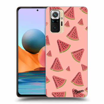 Picasee silikónový prehľadný obal pre Xiaomi Redmi Note 10 Pro - Watermelon