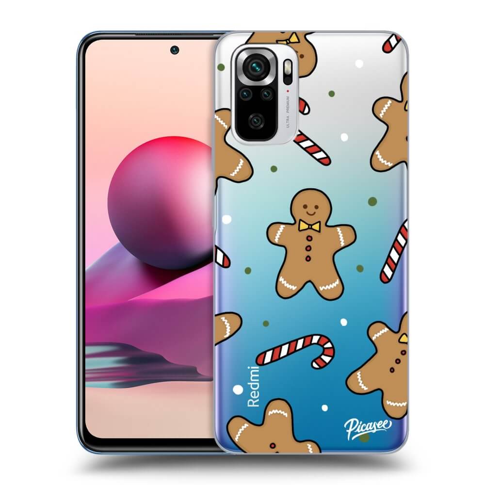 Picasee silikónový prehľadný obal pre Xiaomi Redmi Note 10S - Gingerbread