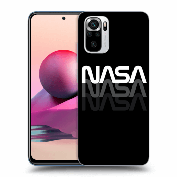 Picasee silikónový čierny obal pre Xiaomi Redmi Note 10S - NASA Triple