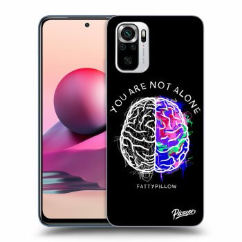 Obal pre Xiaomi Redmi Note 10S - Brain - White