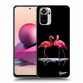 Obal pre Xiaomi Redmi Note 10S - Flamingos couple