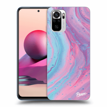 Obal pre Xiaomi Redmi Note 10S - Pink liquid