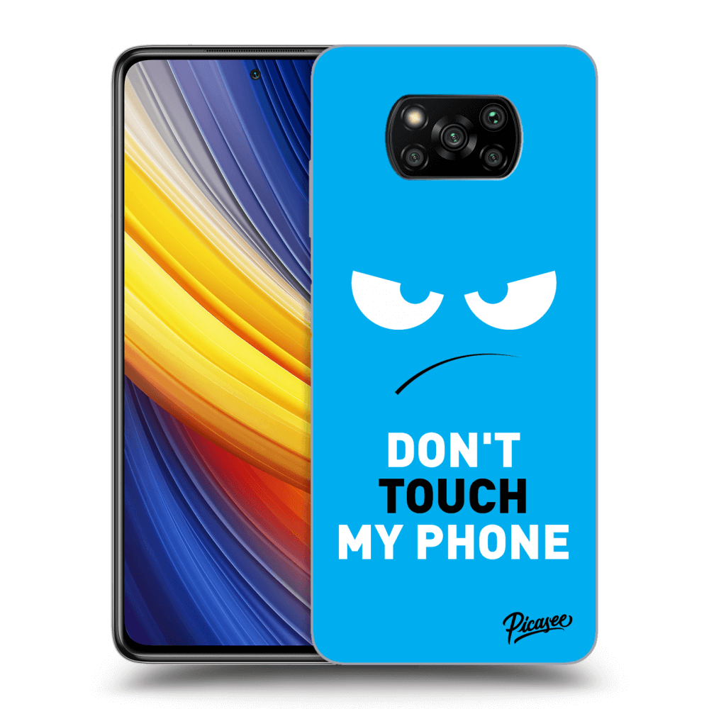 Picasee ULTIMATE CASE pro Xiaomi Poco X3 Pro - Angry Eyes - Blue