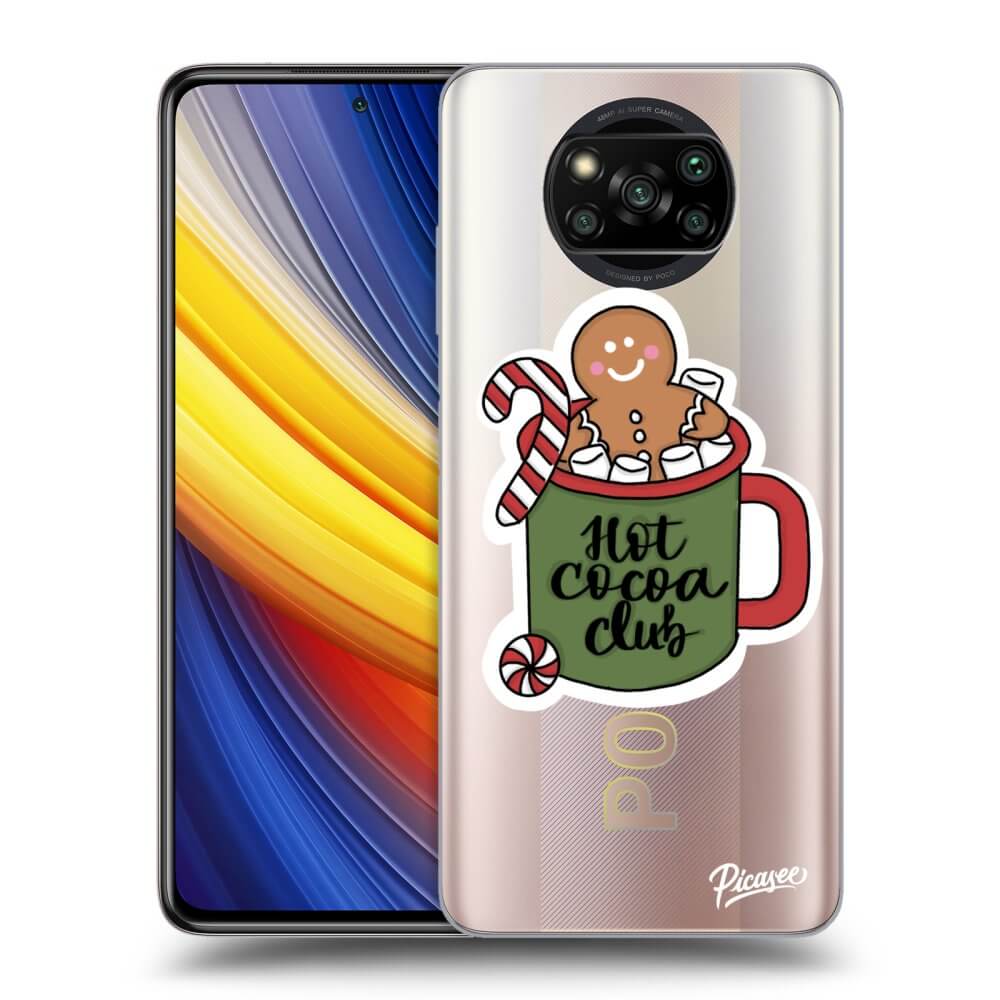 Picasee silikónový prehľadný obal pre Xiaomi Poco X3 Pro - Hot Cocoa Club