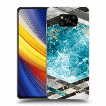 Obal pre Xiaomi Poco X3 Pro - Blue geometry