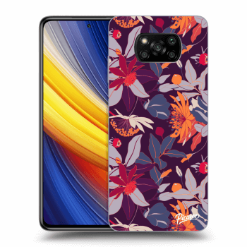 Obal pre Xiaomi Poco X3 Pro - Purple Leaf