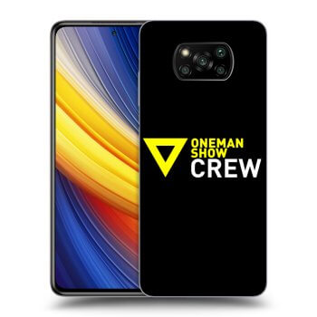 Picasee silikónový čierny obal pre Xiaomi Poco X3 Pro - ONEMANSHOW CREW