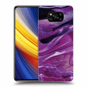 Obal pre Xiaomi Poco X3 Pro - Purple glitter