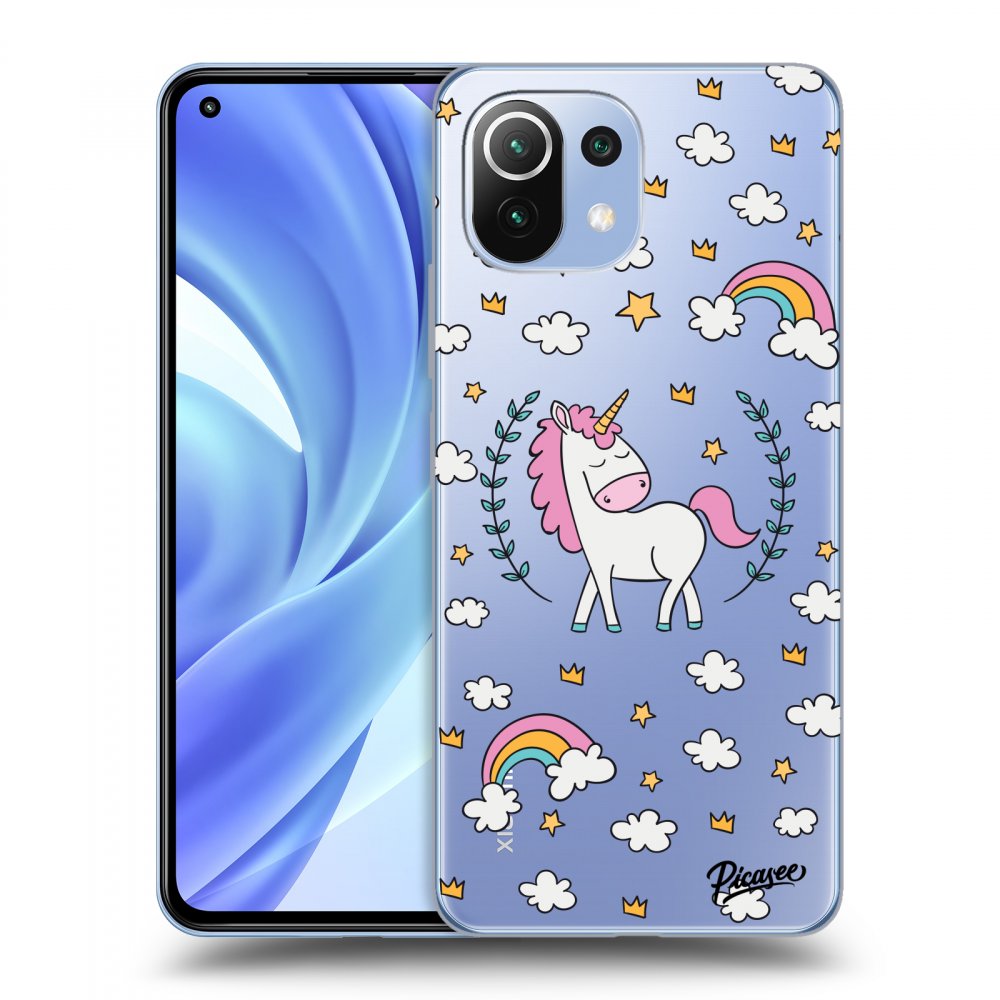 Picasee silikónový prehľadný obal pre Xiaomi Mi 11 - Unicorn star heaven