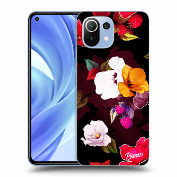 Picasee silikónový prehľadný obal pre Xiaomi Mi 11 - Flowers and Berries